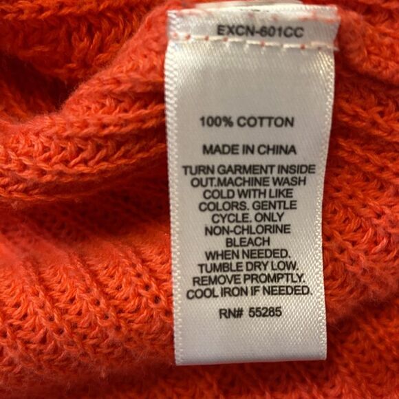 Express Sweater Salmon with Dropped Shoulder Work or Weekend Size Medium - Picture 9 of 9